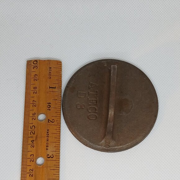 Vintage Antique Pair Ateco Cookie Press Pie Mold Cast Iron Baking Tools - Picture 6 of 14